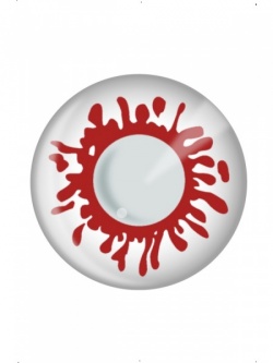 Barevné kontaktní čočky - KRVAVÉ OČI