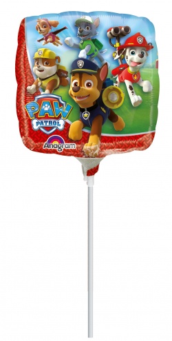 Fóliový balónek Paw Patrol - čtverec