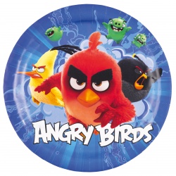 Papírový talířek Angry Birds - sada