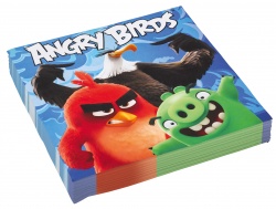 Papírové ubrousky Angry Birds