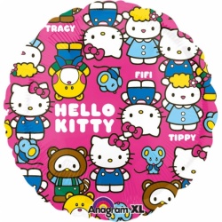 Fóliový balónek Hello Kitty - kulatý