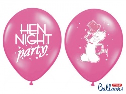 Růžový balónek Hen Night Párty